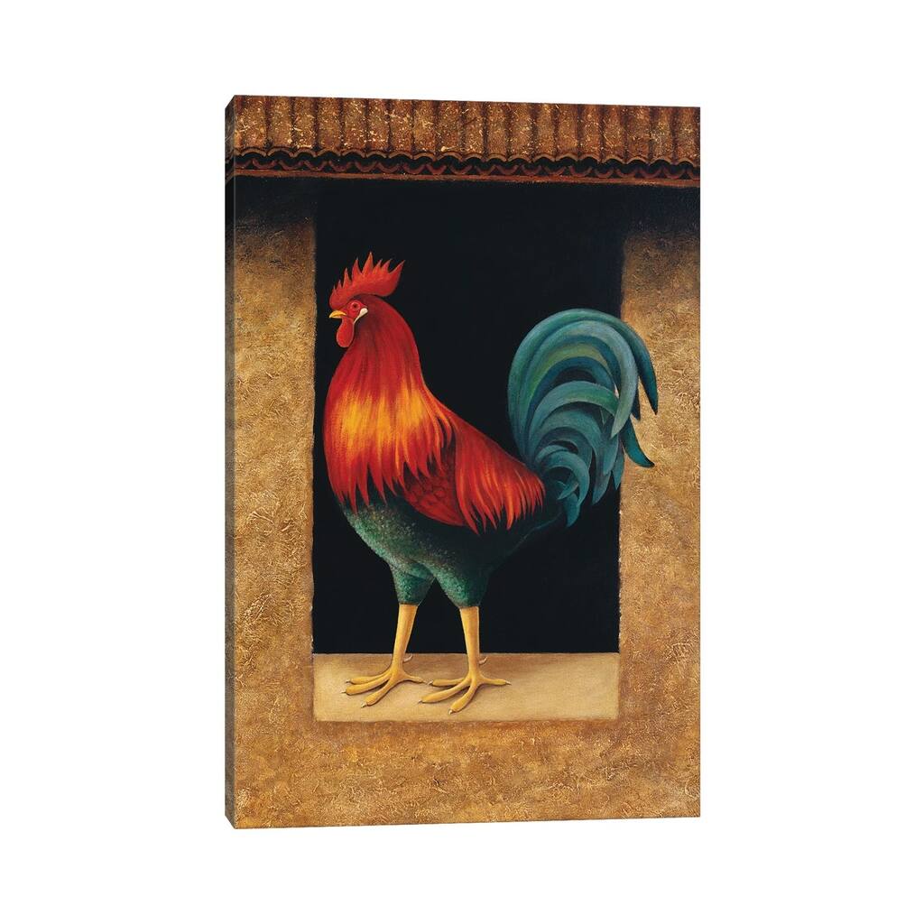 iCanvas "Rooster" by Lowell Herrero Canvas Print