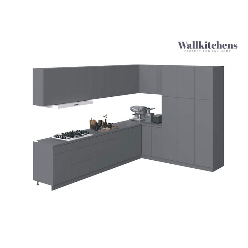 Kitchen Timeless Collection Gray Color Base Size 12Ft Wide - 144x102 - Silver