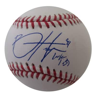 Bryce Harper Autographed MLB Authentic Signed Baseball Bible Verse PSA DNA COA - 8'6" x 11'6"