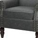 preview thumbnail 75 of 131, Mid-Century Modern Accent Chairs with Nailhead Trim