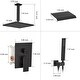 preview thumbnail 24 of 23, Ceiling Mount Tub Shower System With Rough-in Valve Complete Shower Faucet With Handheld And 12 Inch Shower Head Combo Kit Set