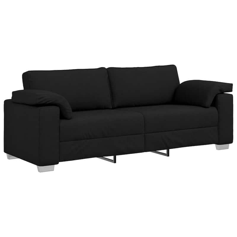 vidaXL Sofa Black/Dark grey Metal - 86.2 x 30.3 x 32.3