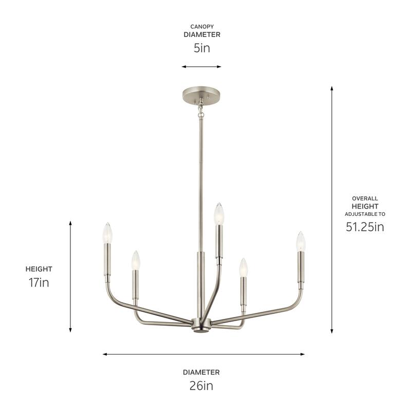 Kichler Lighting Madden Candle Chandelier