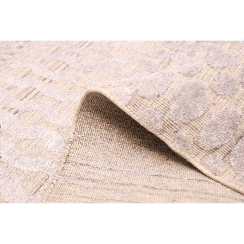 ECARPETGALLERY Hand Loomed Elysian Grey Rug - 7'11 x 9'8