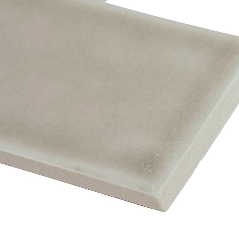 Ackland AKM-C-3X6TLG-CA 3" x 6" Ceramic and Porcelain Solid Wall Tile