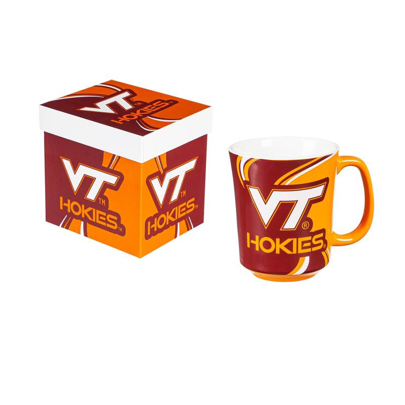 Virginia Tech, 14 oz Ceramic Coffee Mug w/ Gift Box
