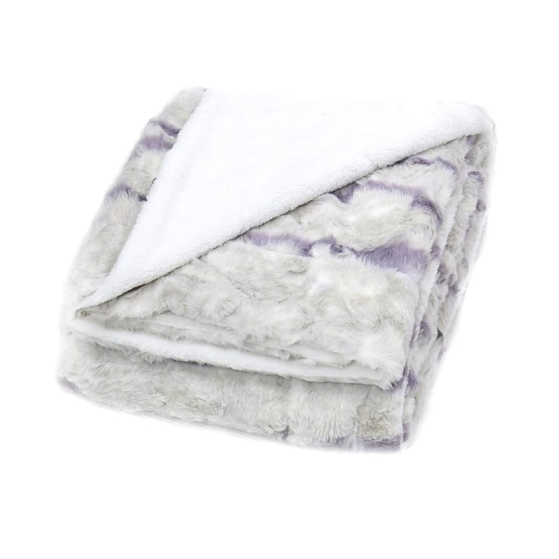 Calla Fauxfur Reversible Sherpa Throw
