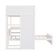 preview thumbnail 31 of 54, Multifunctional Design Loft Bed with Ladder, Wardrobe, Desk and Bookshelves, Full size