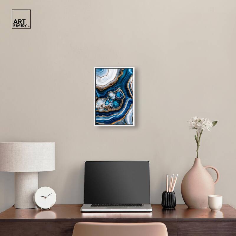 Azure Alveoli II Canvas by Art Remedy