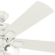 preview thumbnail 5 of 18, Hunter 52" Crestfield Ceiling Fan with 3-Light LED Light and Pull Chain - Farmhouse, Casual, Rustic