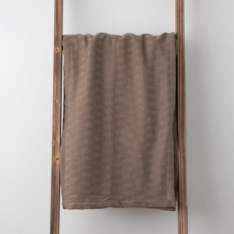 Aston & Arden Eucalyptus Tencel and Cotton Thermal Throw