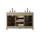 preview thumbnail 7 of 9, Elegant Lighting VF29554D Alina 54" Free Standing Double Basin Vanity