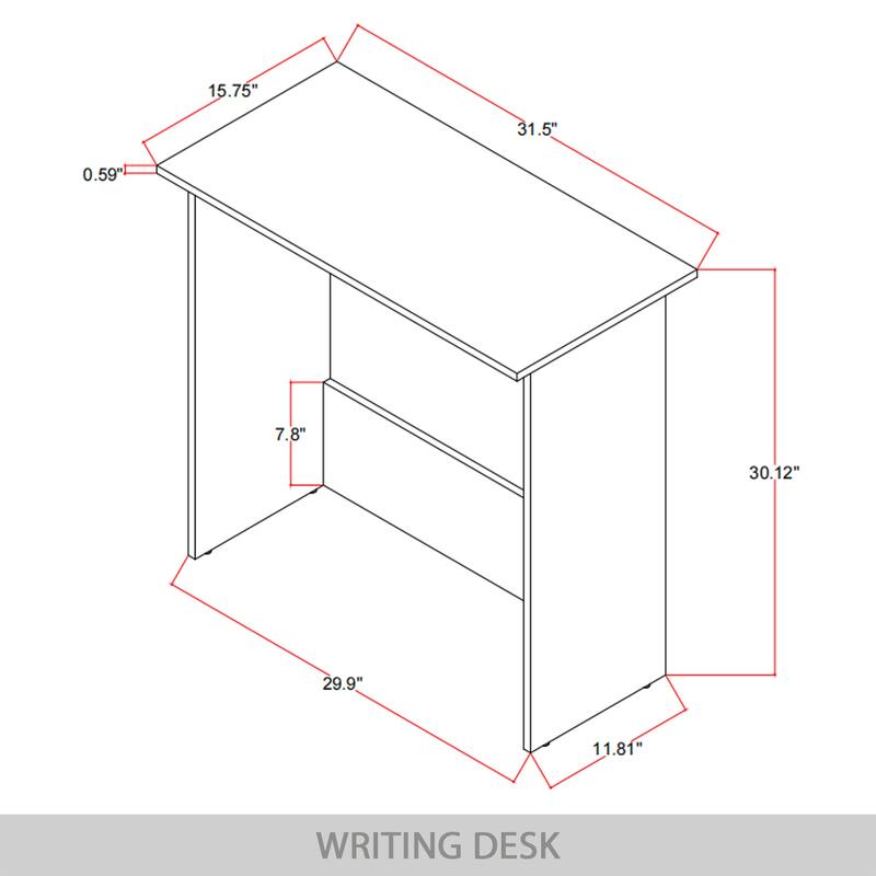 CraftPorch 31 Inch Simple Writing Desk