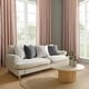 preview thumbnail 29 of 70, Exclusive Fabrics Raw Linen Weave Light Filtering Curtains for Bedroom & Living Room Curtains Pair - 2 Panel Drapes