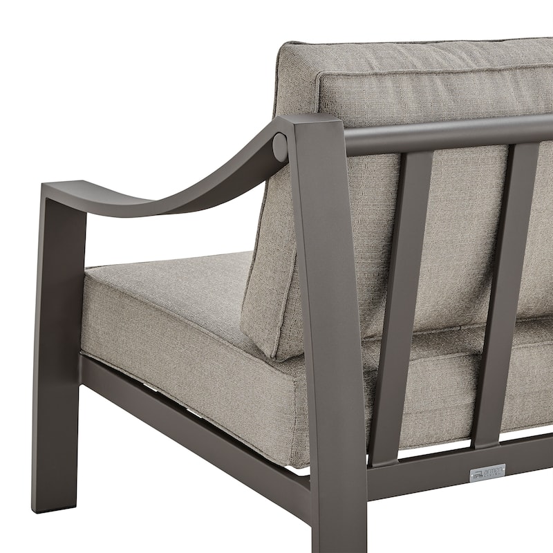 Koda Modern Aluminum Outdoor Chair with Cushions