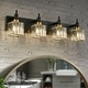 preview thumbnail 2 of 182, 2/3/4-Light Modern Bathroom Crystal Vanity Light Wall Sconces