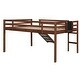 preview thumbnail 7 of 25, Full Size Pine Wood Loft Bed with Convertible Slide, Chalkboard, and Stairs, Solid Frame, Fun & Safe Design