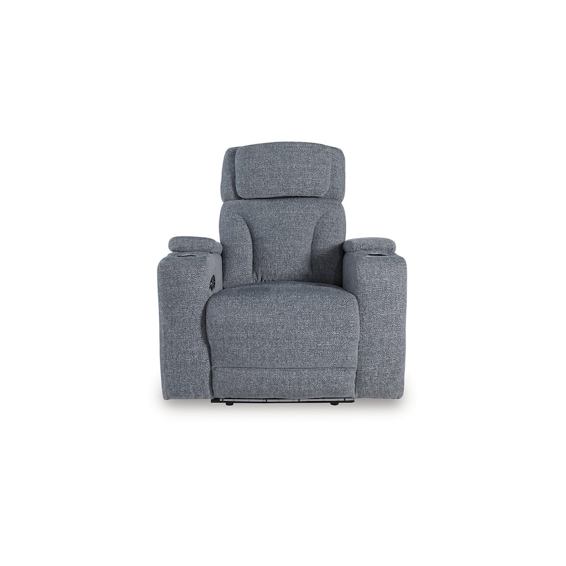 Signature Design by Ashley Forest Lake Gray Power Recliner