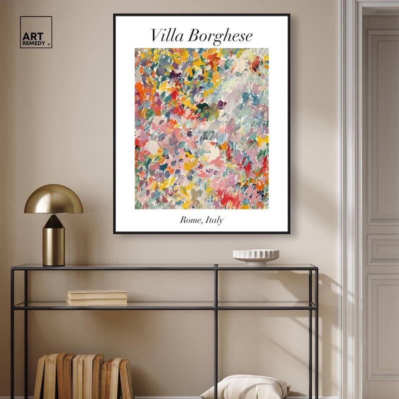 Villa Borghese Canvas by Art Remedy