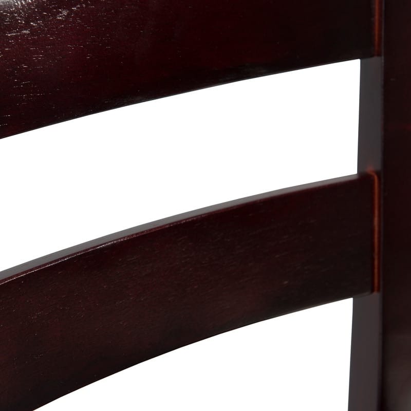Linon McGrath Dark Cherry Finish Bar Stool