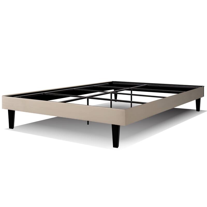 Queen Bed Frame 14" Allure Upholstered Platform Bed - Modern Minimalist Design