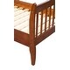 preview thumbnail 13 of 11, Sleek Walnut Platform Bed with Space-Saving Design and Ample Storage - Sturdy Wooden Slat Support - Twin Size, Walnut