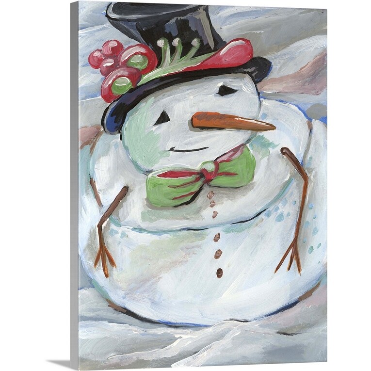 Shop Snowman Canvas Wall Art Free Shipping Today Overstock