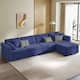 Option 4-Seat with Ottoman - Blue