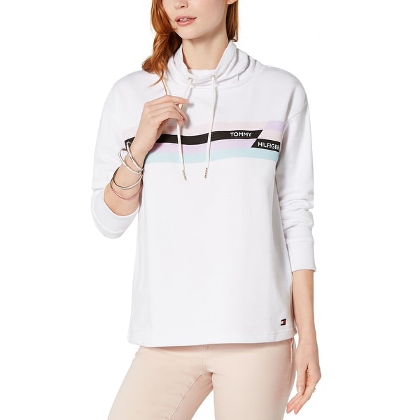 tommy hilfiger funnel neck sweatshirt