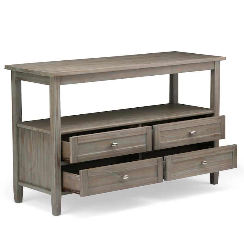 WYNDENHALL Norfolk Wood Transitional Sofa Table - 48 Inches wide