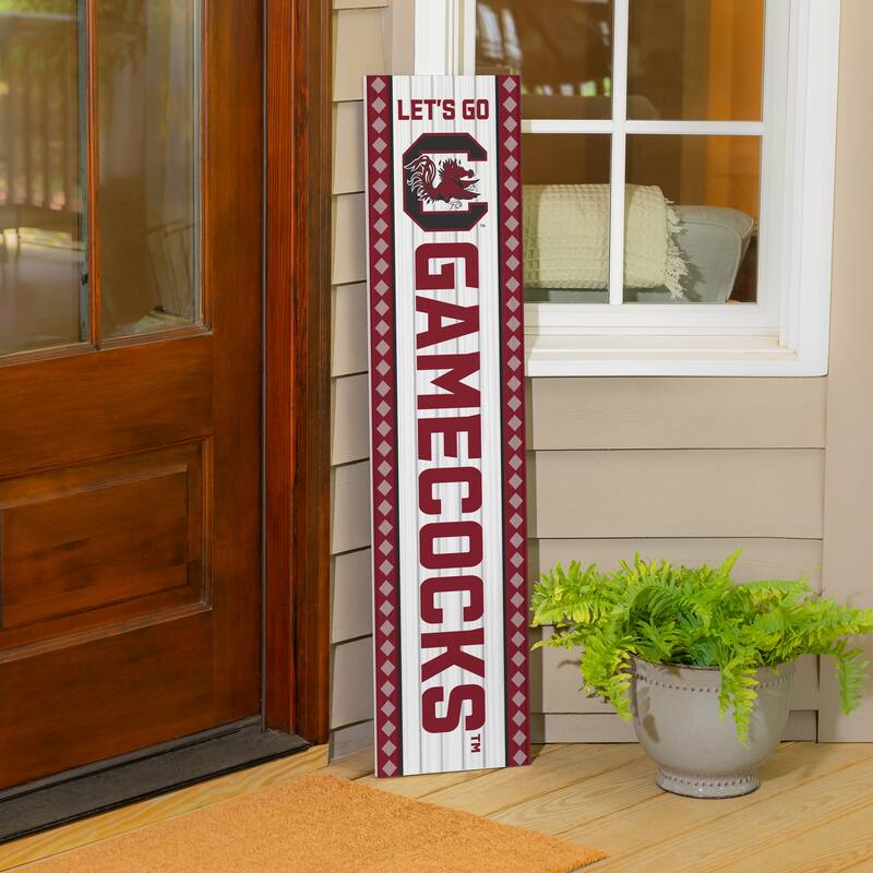 47" Double Sided Seasonal Porch Leaner, University of South Carolina - 47" x 11.25"