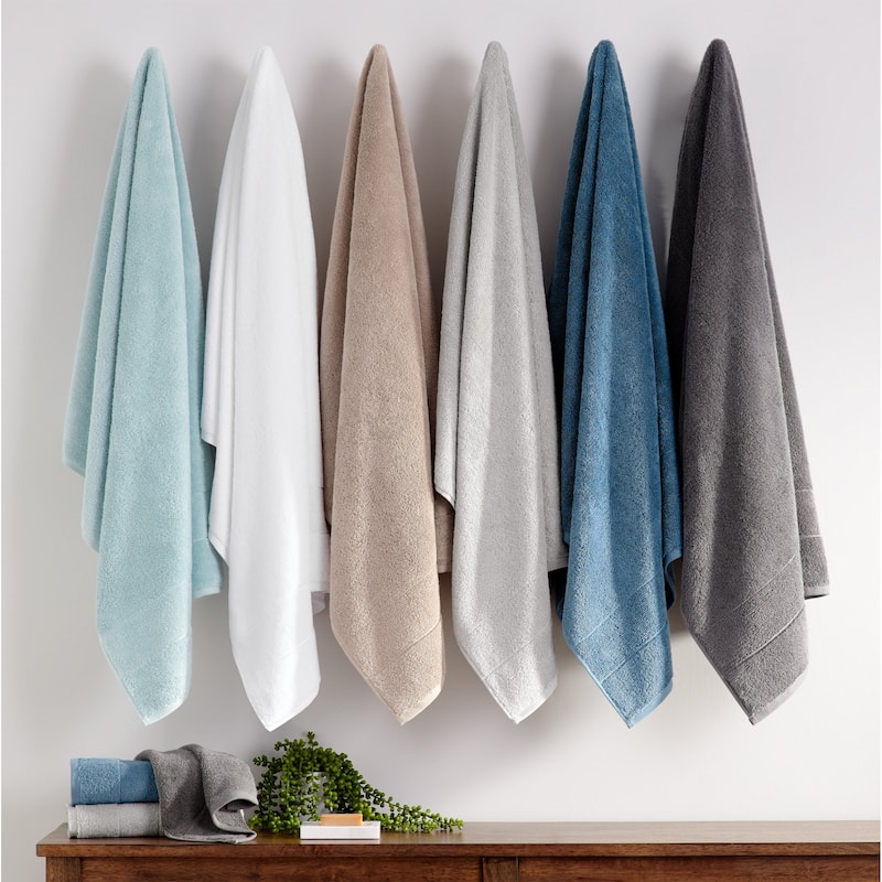 Aston & Arden Turkish Solid 2-Piece Bath Towels - 60x30
