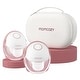preview thumbnail 1 of 13, M6 Mobile Style Hands-free Slim Breast Pump - Maroon - Double