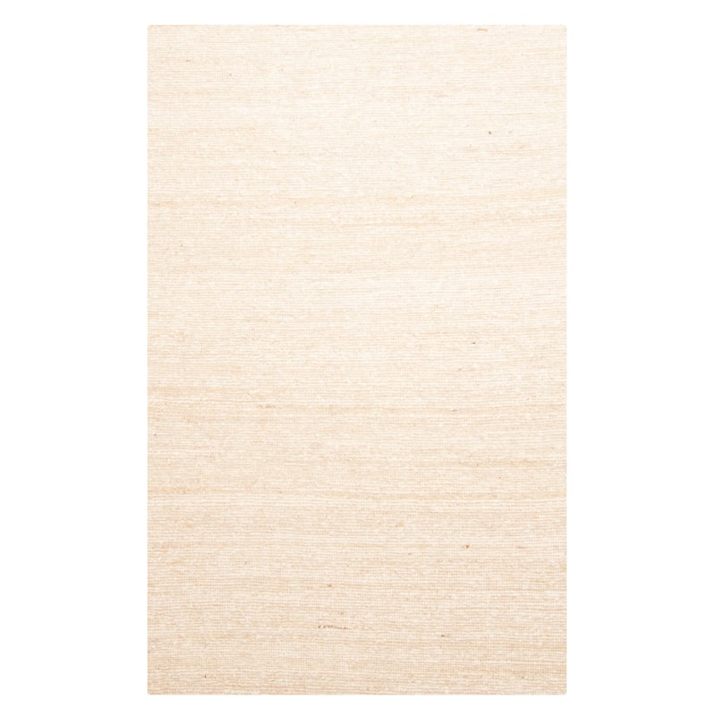 ECARPETGALLERY Braid weave Sienna Beige Wool Rug - 5'1 x 7'10