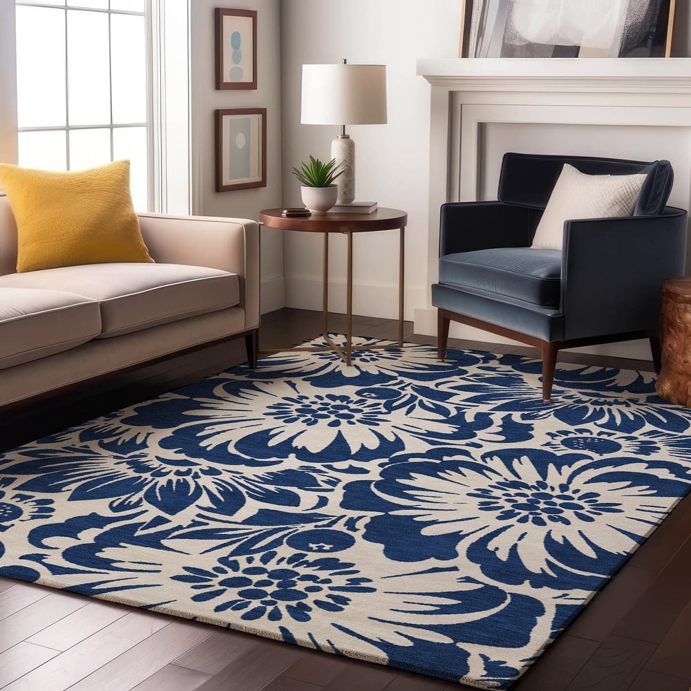 Premium Washable Super Soft Modern Floral Mayfield Rug