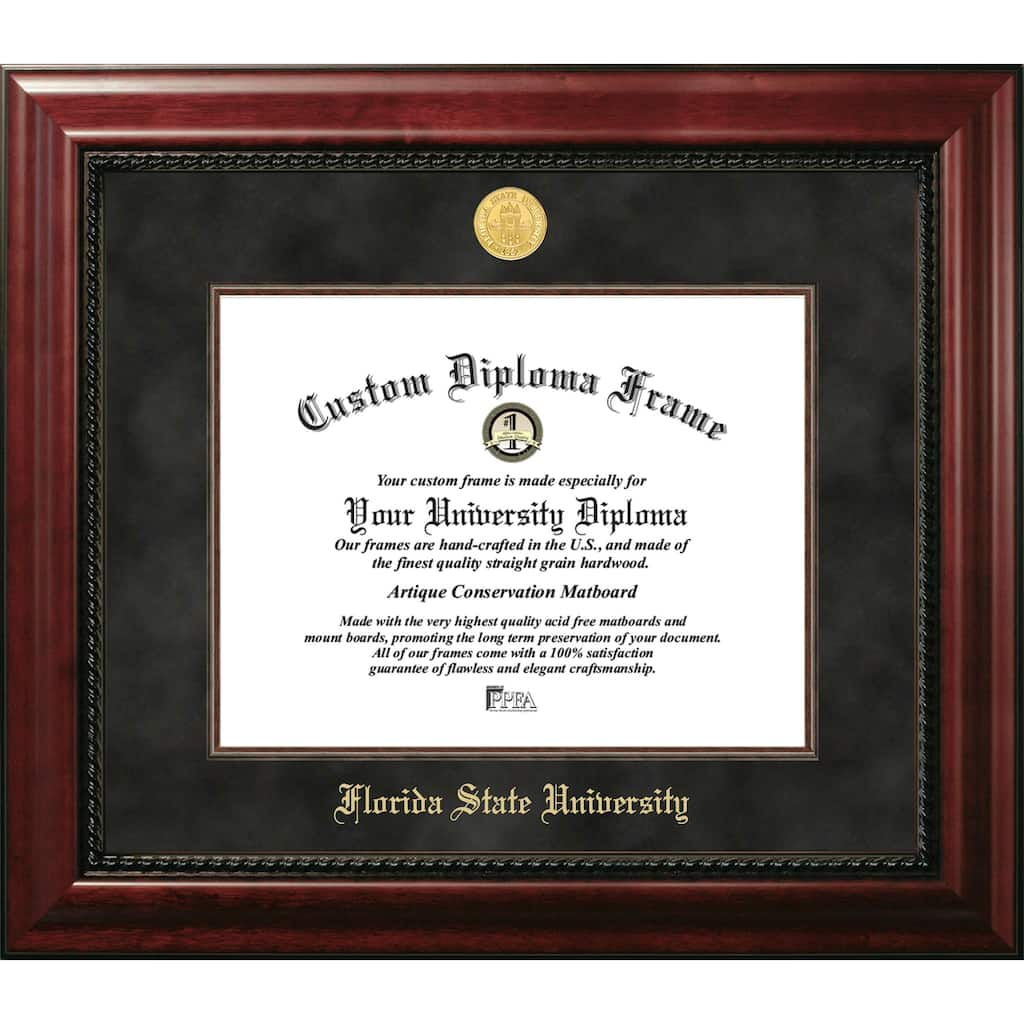 Florida State 14w x 11h Executive Diploma Frame