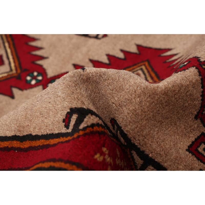 ECARPETGALLERY Hand-knotted Teimani Tan Wool Rug - 3'3 x 5'10