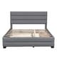 preview thumbnail 20 of 19, Queen Size Upholstered Platform Bed with Twin Size Trundle Storage Bed Frame and 2 Drawers for Kids Teens Adults