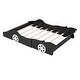 preview thumbnail 5 of 23, Full Size Race Car-Shaped Platform Bed with Wheels Wooden Platform Bed Frame with Support Slats, Twin Floor Bed