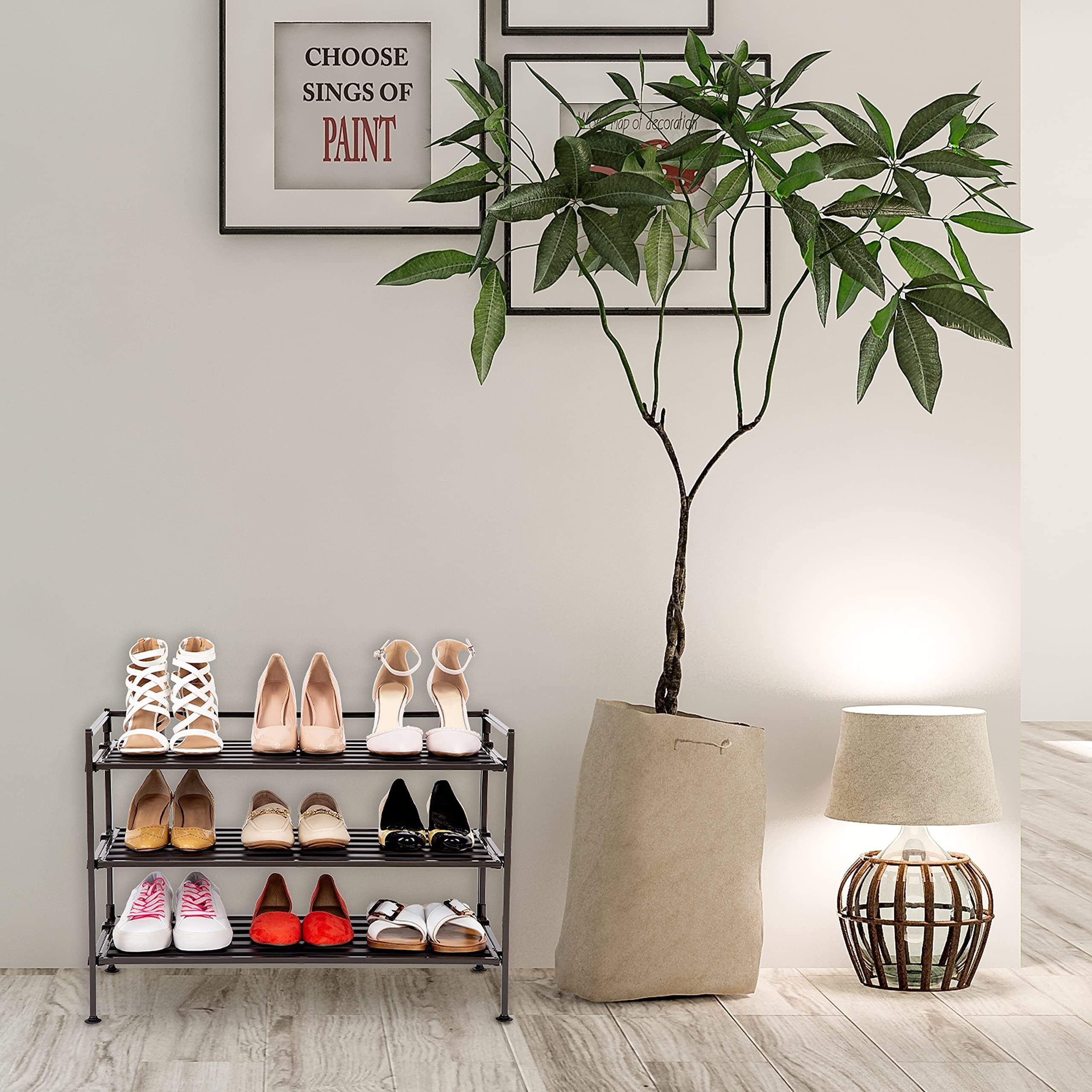 Sturdy Freestanding Storage Shelf for Bedroom,Entryway,Dorm Room
