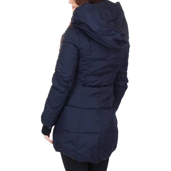 Shop French Connection Women S Quilted Asymmetrical Hem Hooded