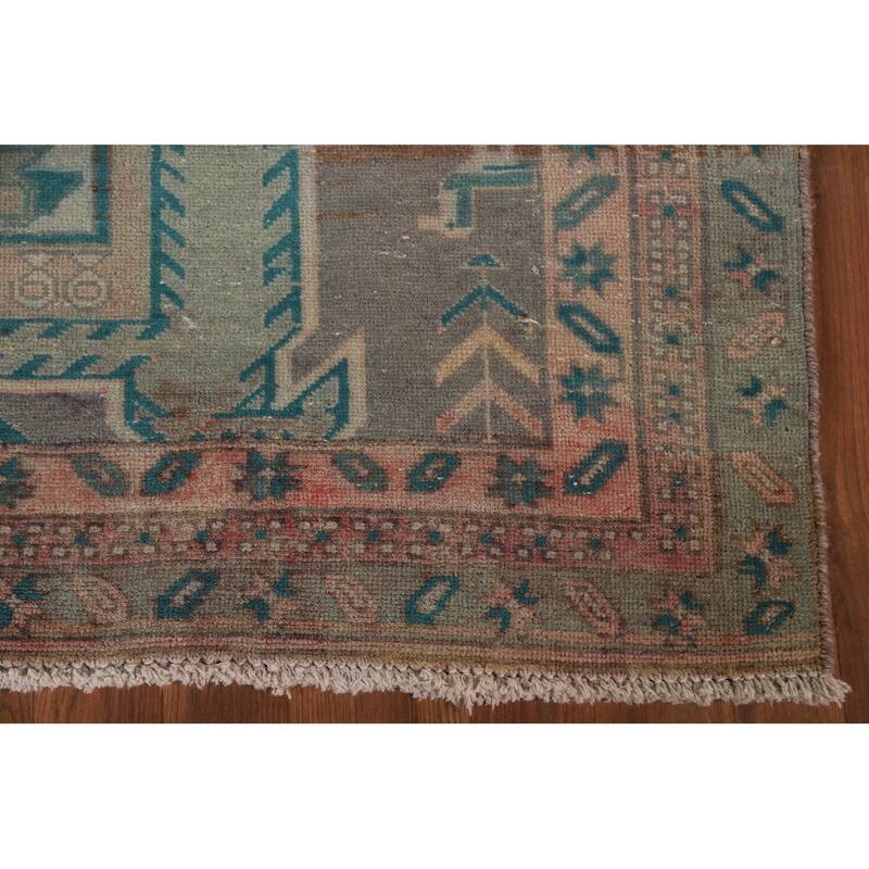 Hand Knotted Oriental 100% Wool Carpet Traditional Tribal Multi-Colored Ardebil Area Rug - 7' 4'' X 4' 0''