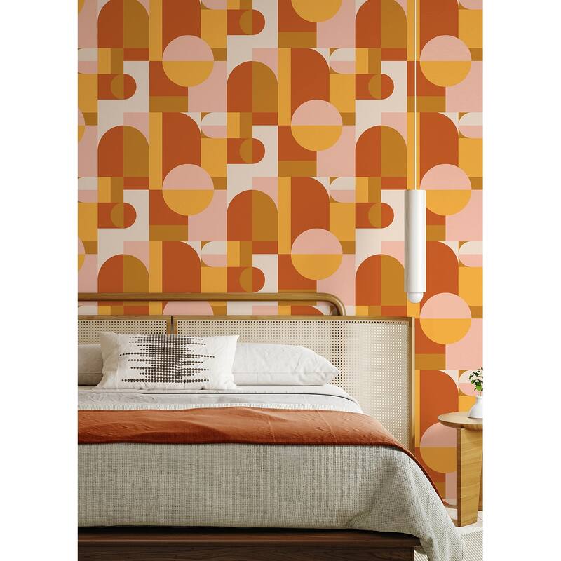 Very Gay Paint Boxanne Orange Peel and Stick Wallpaper