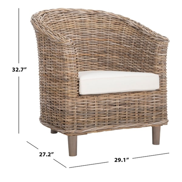 Coastal barrel outlet chair