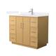 Option Light Oak / White Quartz Top / Brushed Nickel