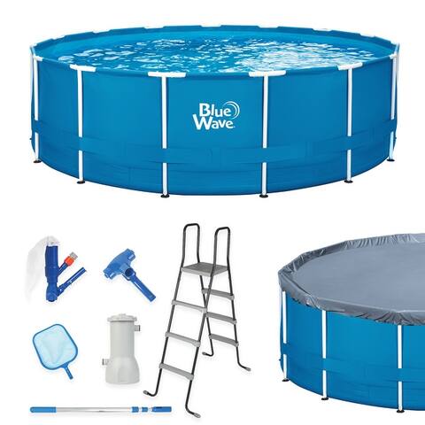 Laguna Round Frame Above Ground Swimming Pool Package