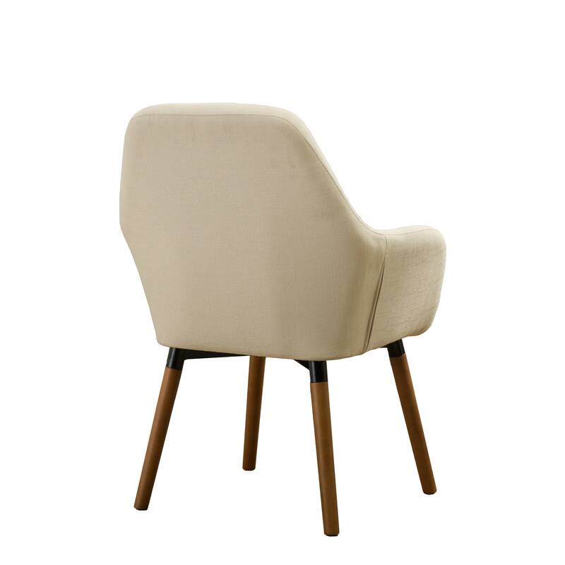 Tan 25.5" Upholstered Accent Chair
