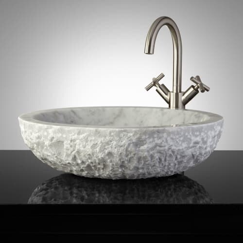 Shop Signature Hardware 913243 Oval 18" Vessel Bathroom Sink - Free Shipping Today - Overstock ...