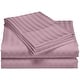 preview thumbnail 6 of 21, 1200 Thread Count Cotton Deep Pocket Luxury Hotel Stripe Sheet Set Purple - King