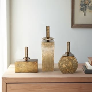 Sagebrook Home Reims Antique Bottles (Set of 3)